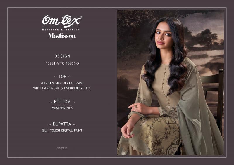 Omtex madisson unstitched dress material wholesale
